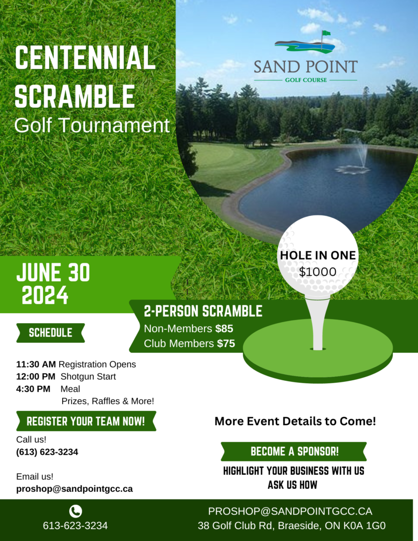 White & Green Modern Golf Tournament Flyer (3)